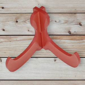 Ella Fait créations uniques résine support téléphone rouge